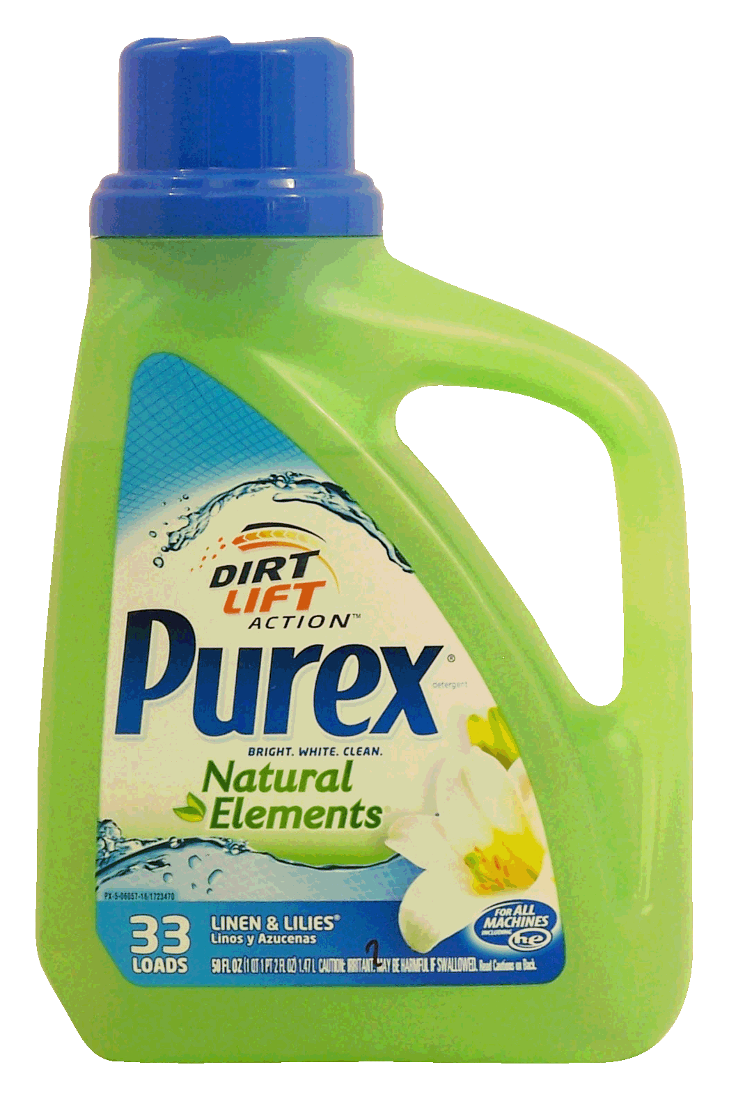 Purex Laundry Detergent Ultra Concentrate Natural Elements Linen & Lilies Liquid for all machines, 33 loads Full-Size Picture